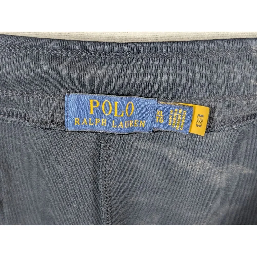Polo Ralph Lauren Striped Beach Towel Shorts Black Men's Size XL